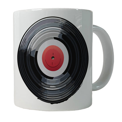 Vinyl Record Music Retro Ceramic Tea Coffee Mug Cup - 11oz