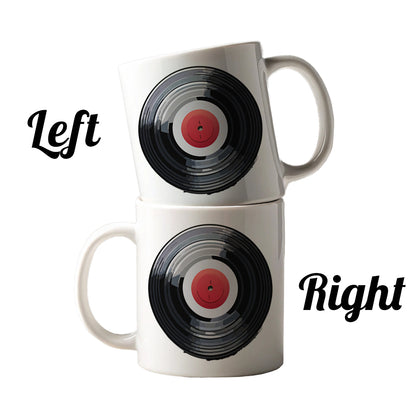 Vinyl Record Music Retro Ceramic Tea Coffee Mug Cup - 11oz