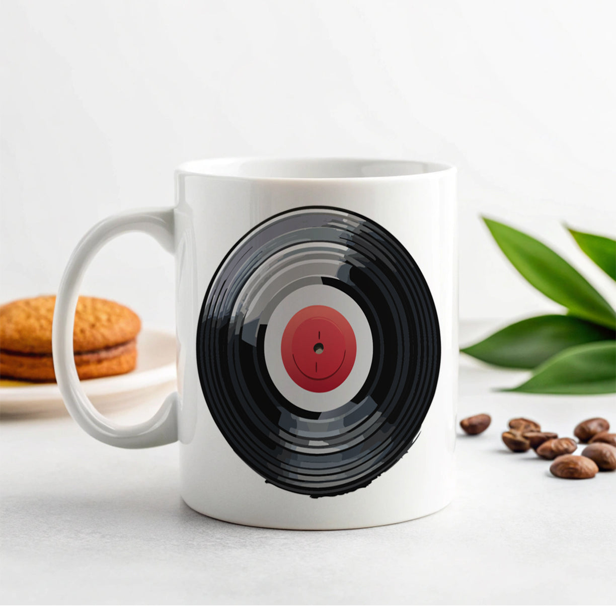 Vinyl Record Music Retro Ceramic Tea Coffee Mug Cup - 11oz