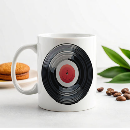 Vinyl Record Music Retro Ceramic Tea Coffee Mug Cup - 11oz