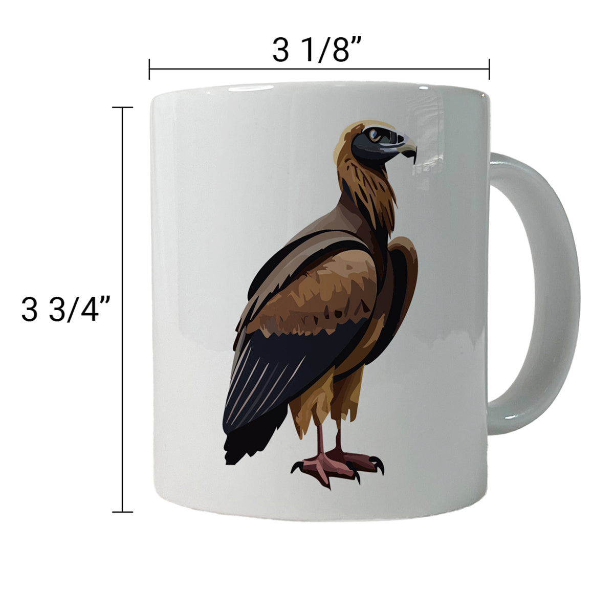 Vulture Bird of Prey Ceramic Tea Coffee Mug Cup - 11oz