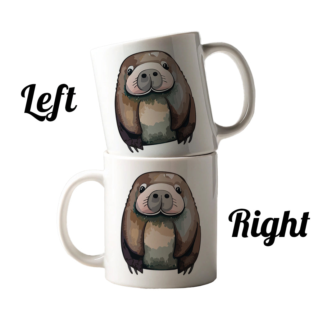 Walrus Cute Watercolor Ceramic Tea Coffee Mug Cup - 11oz