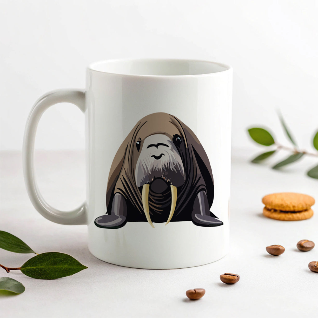 Walrus Sea Ocean Animal Ceramic Tea Coffee Mug Cup - 11oz
