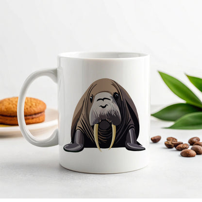 Walrus Sea Ocean Animal Ceramic Tea Coffee Mug Cup - 11oz