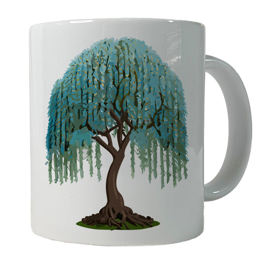 Weeping Willow Tree Ceramic Tea Coffee Mug Cup - 11oz