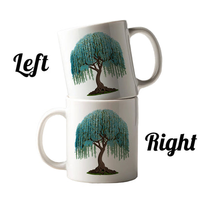Weeping Willow Tree Ceramic Tea Coffee Mug Cup - 11oz