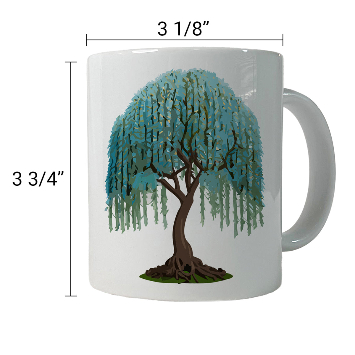 Weeping Willow Tree Ceramic Tea Coffee Mug Cup - 11oz