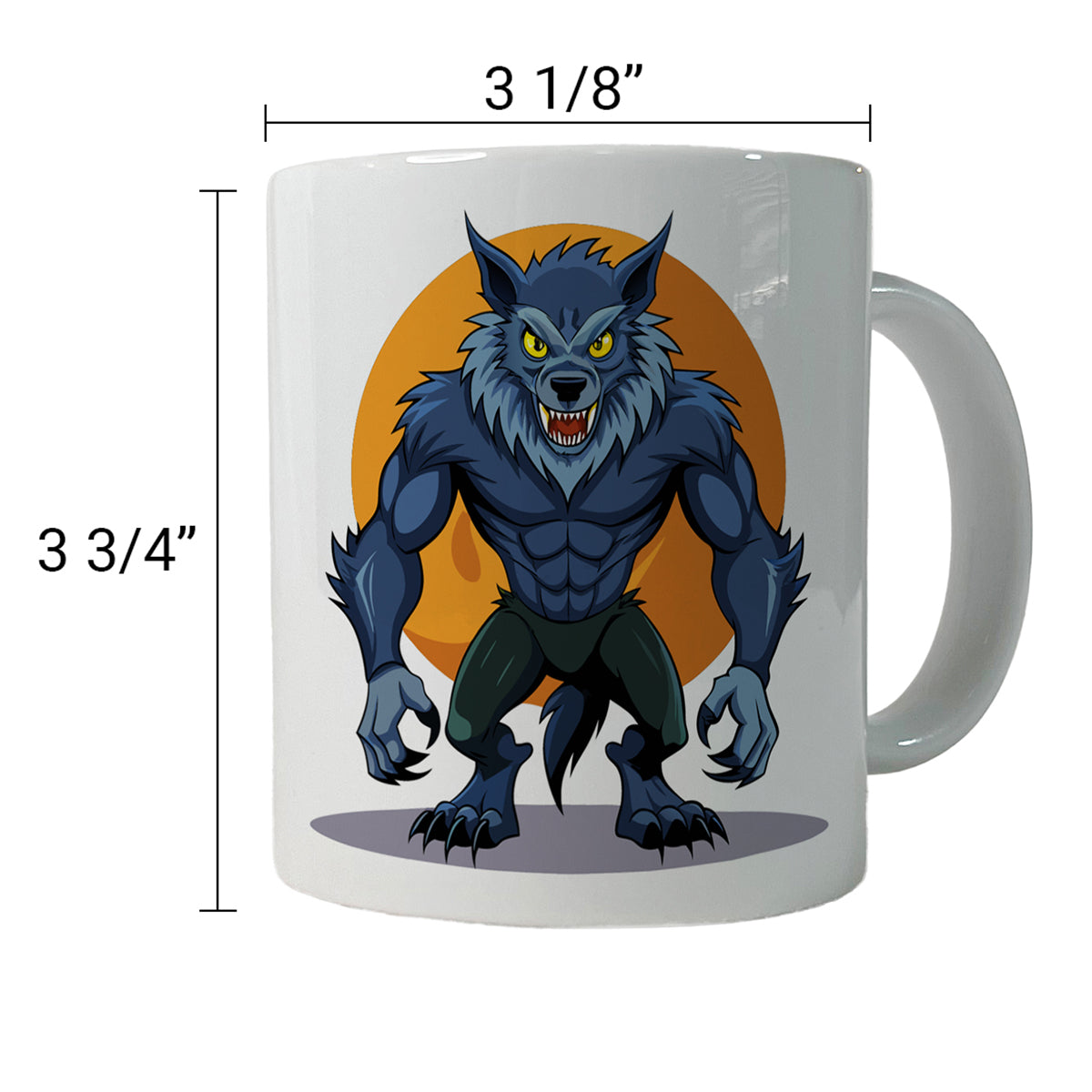 Werewolf Scary Ceramic Tea Coffee Mug Cup - 11oz