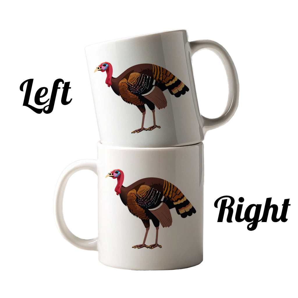 Wild Turkey Profile Ceramic Tea Coffee Mug Cup - 11oz