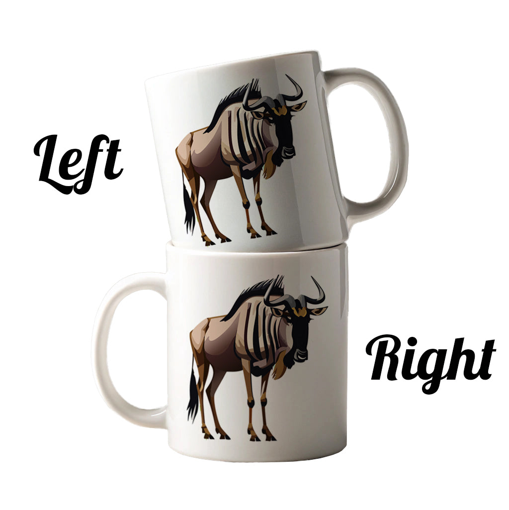 Wildebeest Africa Animal Ceramic Tea Coffee Mug Cup - 11oz
