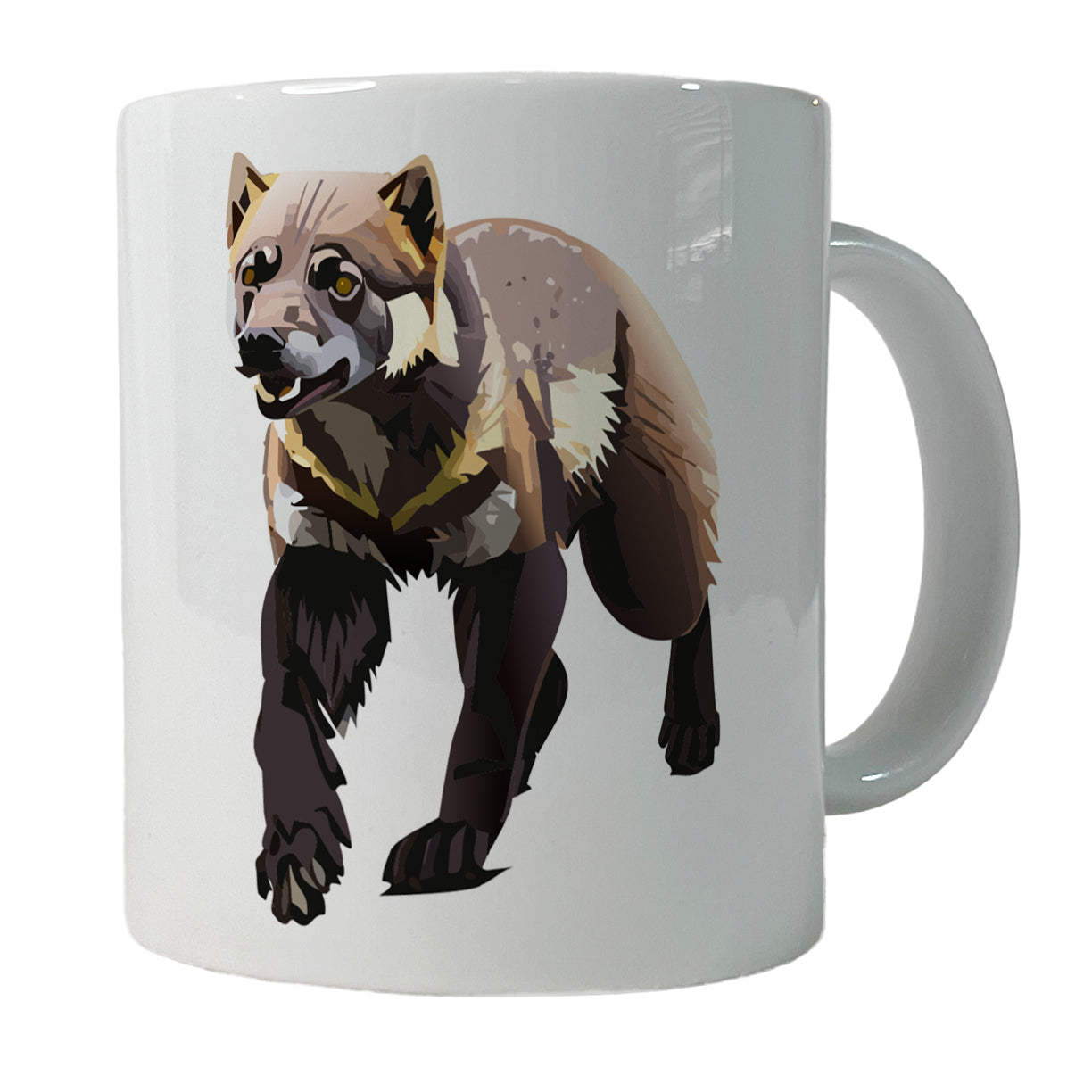 Wolverine Walking Ceramic Tea Coffee Mug Cup - 11oz