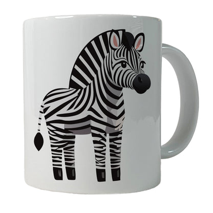 Zebra Standing Ceramic Tea Coffee Mug Cup - 11oz