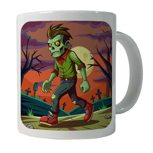 Zombie Walking Ceramic Tea Coffee Mug Cup - 11oz