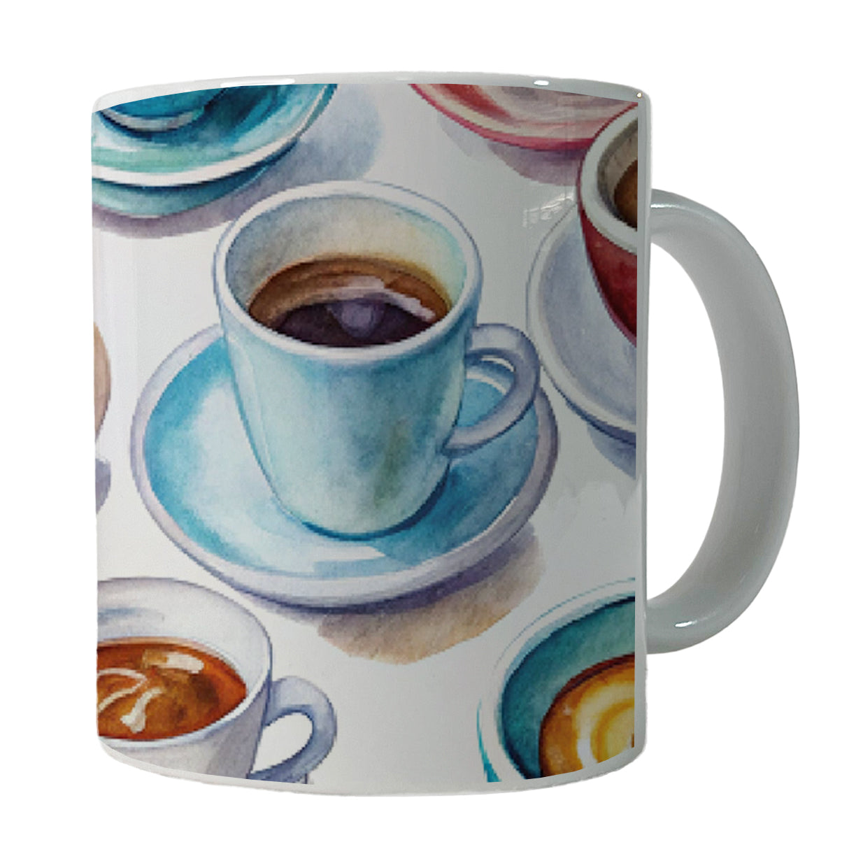 Bunch Of Coffee Cups Ceramic Tea Coffee Mug Cup - 11oz