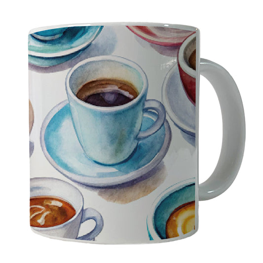 Bunch Of Coffee Cups Ceramic Tea Coffee Mug Cup - 11oz