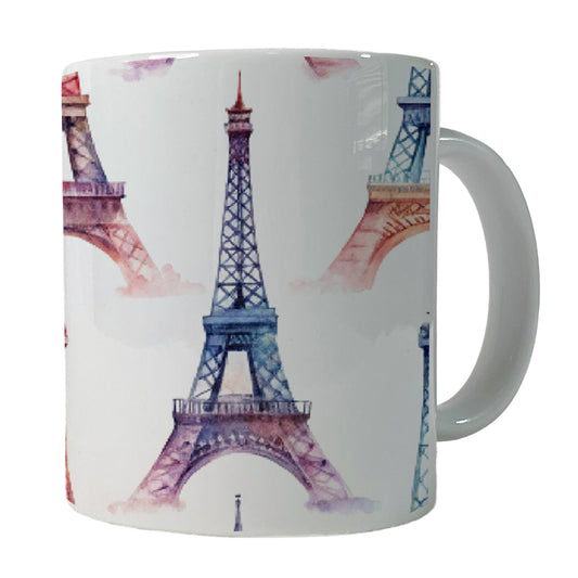 Eiffel Towers Paris City Beautiful Ceramic Tea Coffee Mug Cup - 11oz