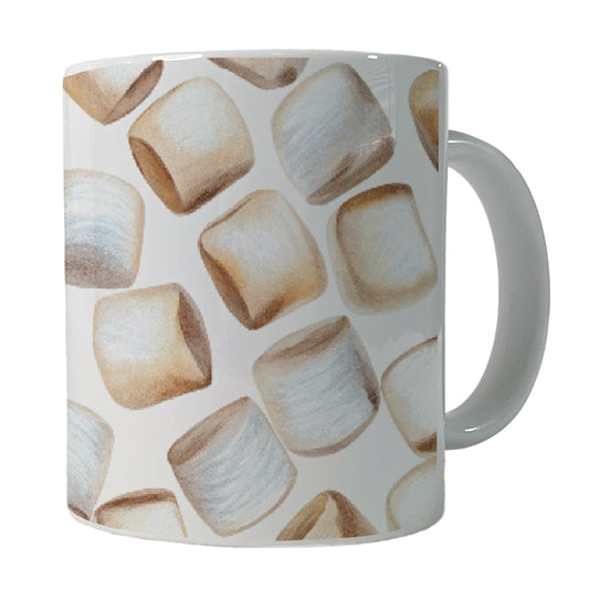 Lots Of White Marshmallows  Ceramic Tea Coffee Mug Cup - 11oz