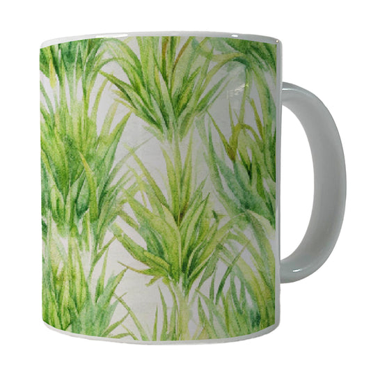 Lots Of Wild Grass Ceramic Tea Coffee Mug Cup - 11oz