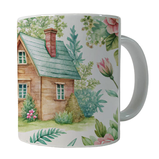 Cottagecore Adorable Homes In Country Ceramic Tea Coffee Mug Cup - 11oz