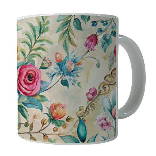 Elegant Bohemian Wallpaper Ceramic Tea Coffee Mug Cup - 11oz