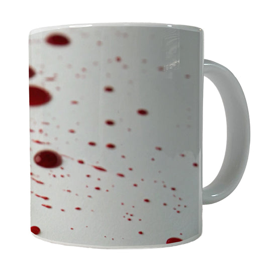 Close-Up Blood Splatters Ceramic Tea Coffee Mug Cup - 11oz