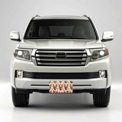 Belgian Malinois Dog Faces Hearts Metal Vanity Novelty Tag License Plate for Trucks Cars SUVs