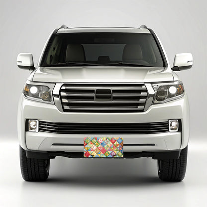 Patchwork Quilt Country Sewing Quilter Metal Vanity Novelty Tag License Plate for Trucks Cars SUVs
