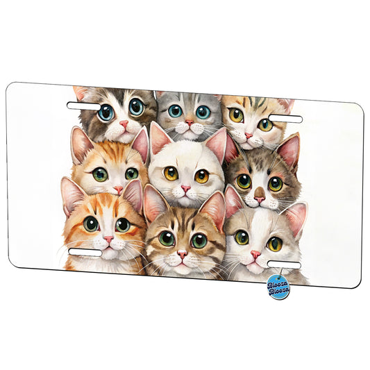 Sweet Javanese Cats Metal Vanity Novelty Tag License Plate for Trucks Cars SUVs