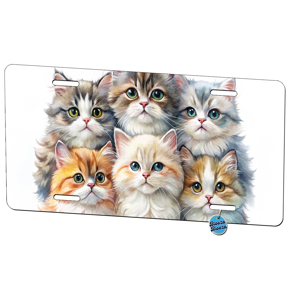 Sweet Persian Cats Metal Vanity Novelty Tag License Plate for Trucks Cars SUVs