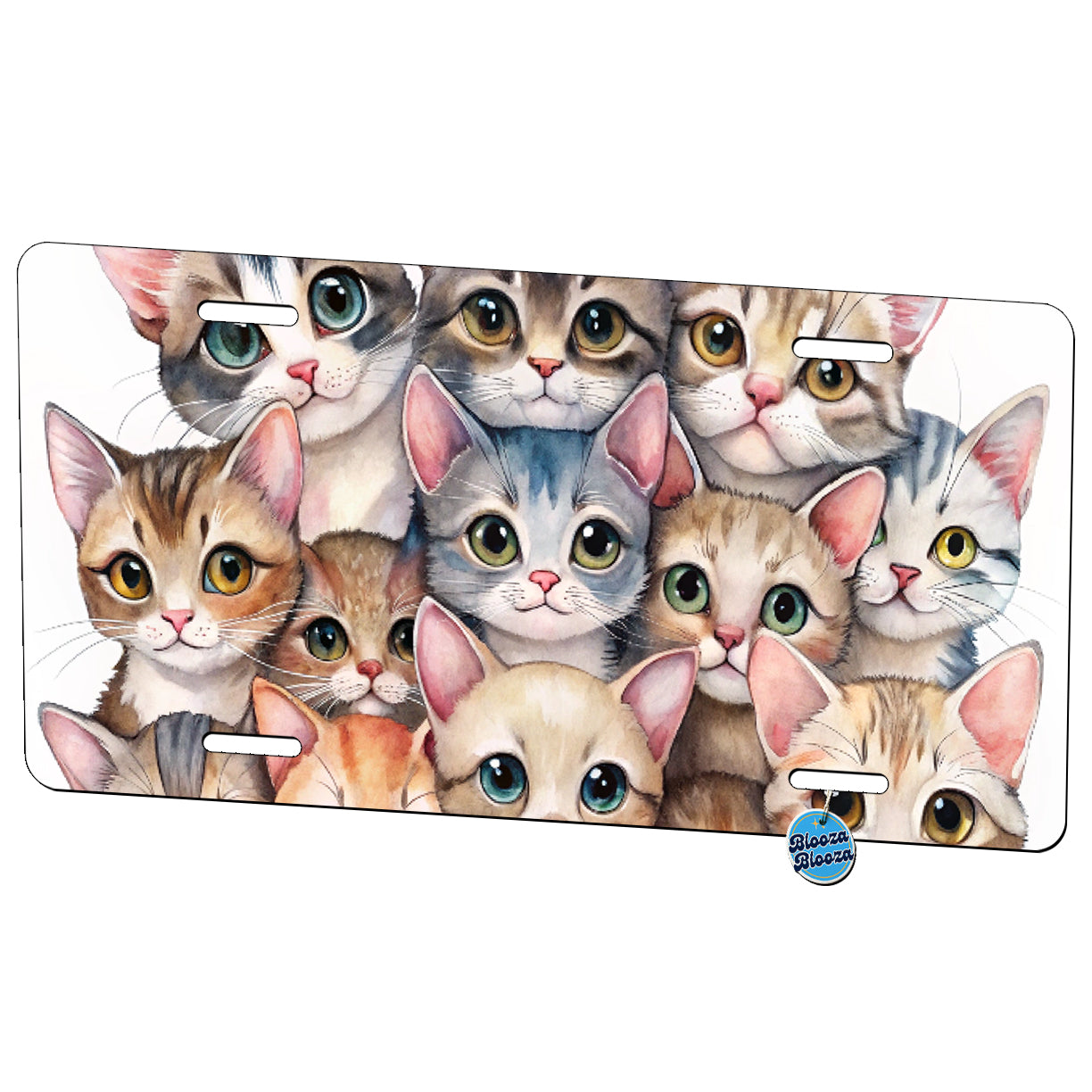 Sweet Singapura Cats Metal Vanity Novelty Tag License Plate for Trucks Cars SUVs