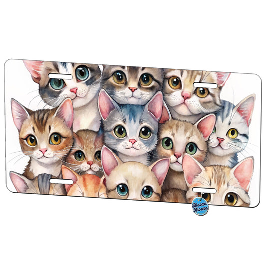 Sweet Singapura Cats Metal Vanity Novelty Tag License Plate for Trucks Cars SUVs