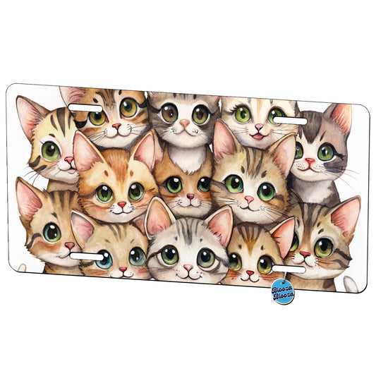 Sweet Sokoke Cats Metal Vanity Novelty Tag License Plate for Trucks Cars SUVs