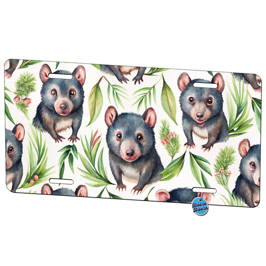 Sweet Tasmanian Devils Metal Vanity Novelty Tag License Plate for Trucks Cars SUVs