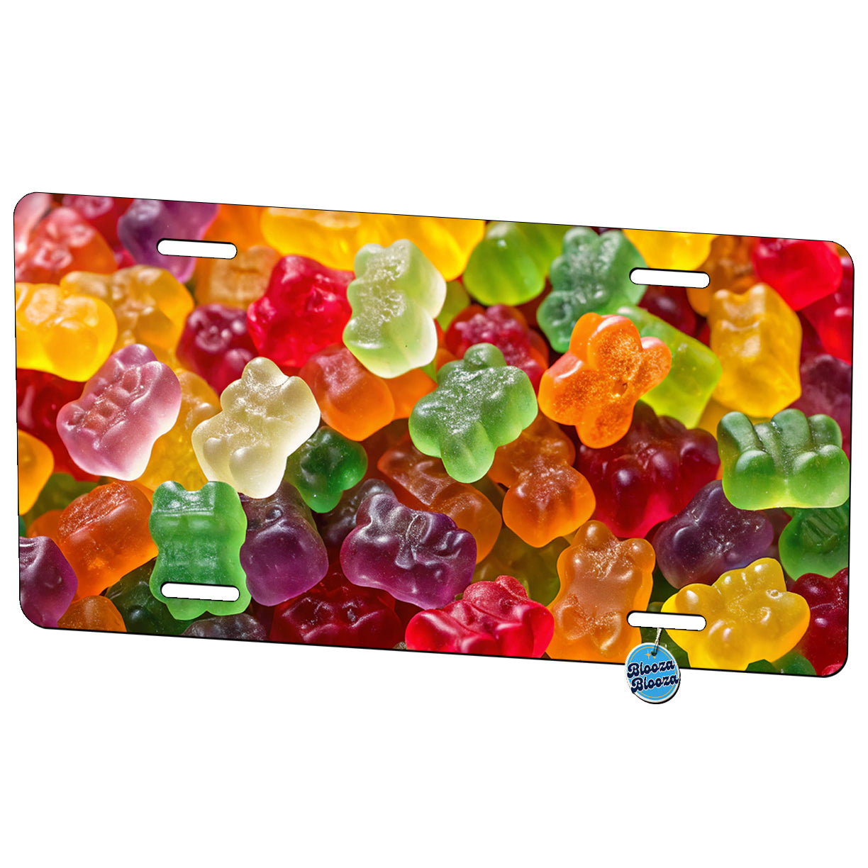 Lots of Gummi Bears Metal Vanity Novelty Tag License Plate for Trucks Cars SUVs