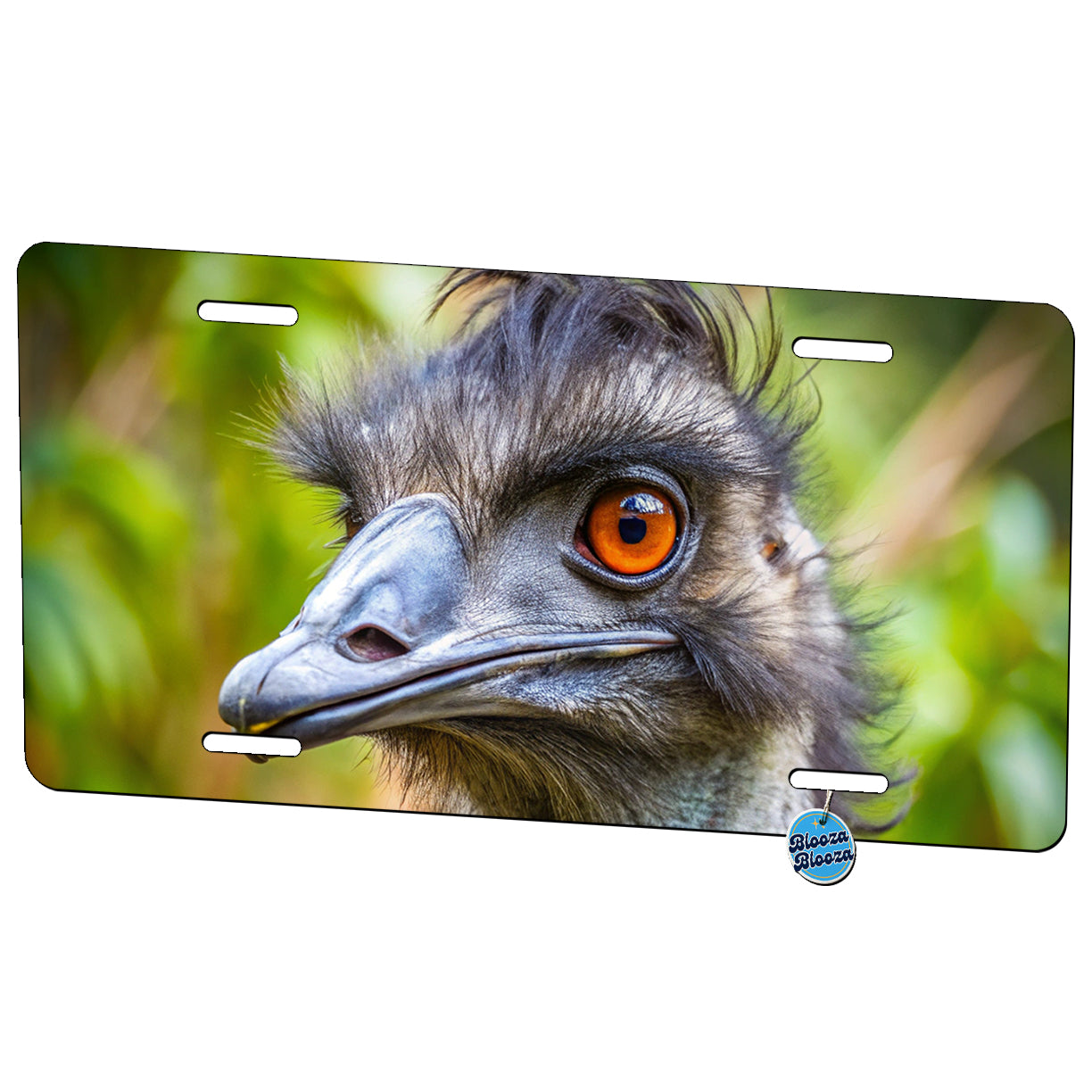 Emu Metal Vanity Novelty Tag License Plate for Trucks Cars SUVs
