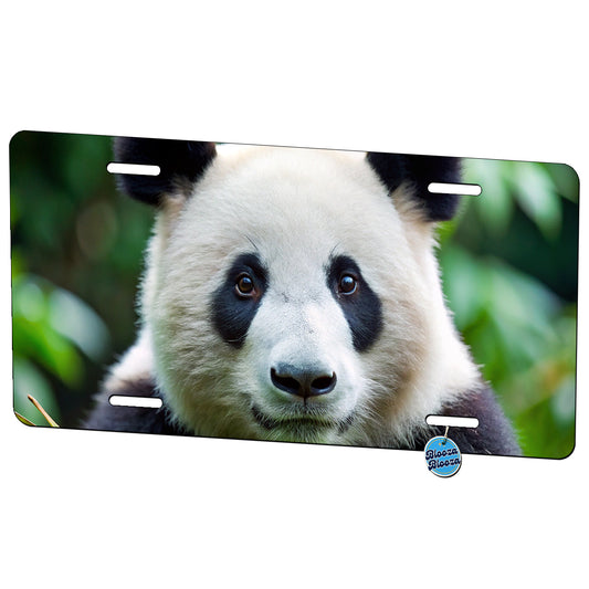 Giant Panda Metal Vanity Novelty Tag License Plate for Trucks Cars SUVs