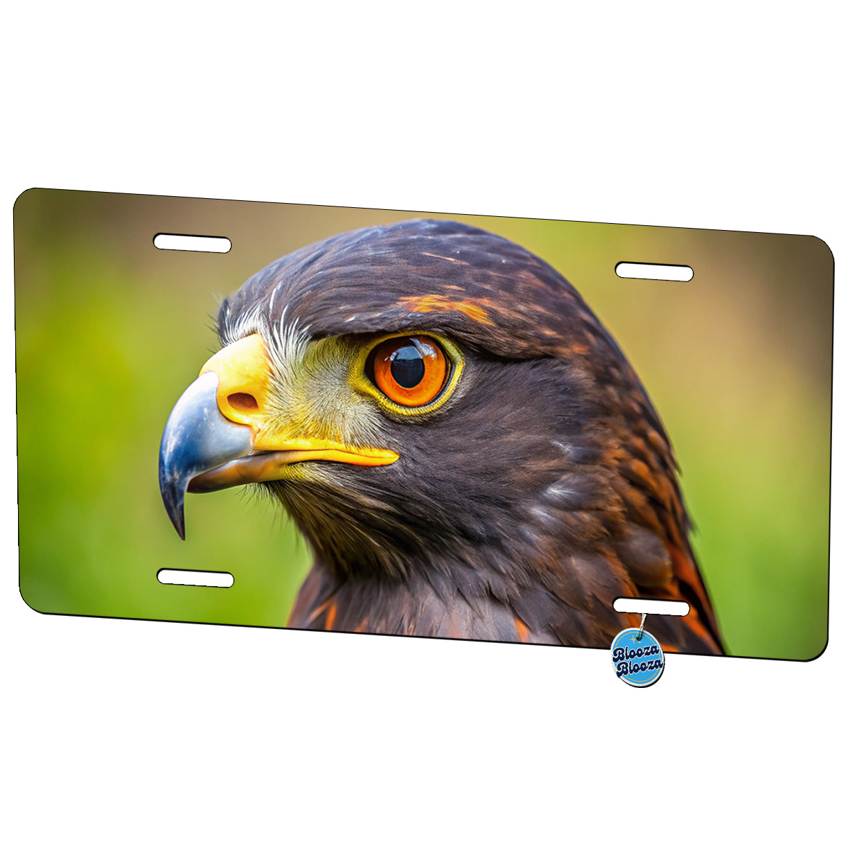 Harris's Hawk Raptor Bird Of Prey Metal Vanity Novelty Tag License Plate for Trucks Cars SUVs