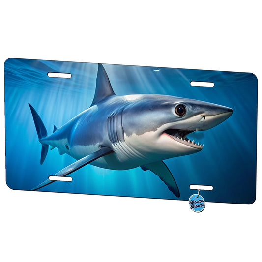 Mako Shark Metal Vanity Novelty Tag License Plate for Trucks Cars SUVs