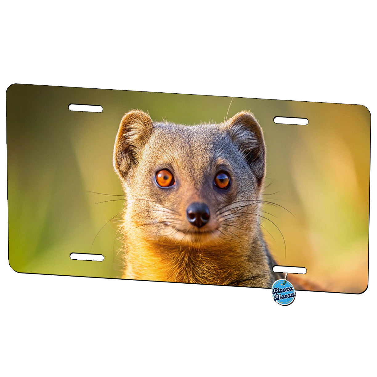 Mongoose Metal Vanity Novelty Tag License Plate for Trucks Cars SUVs