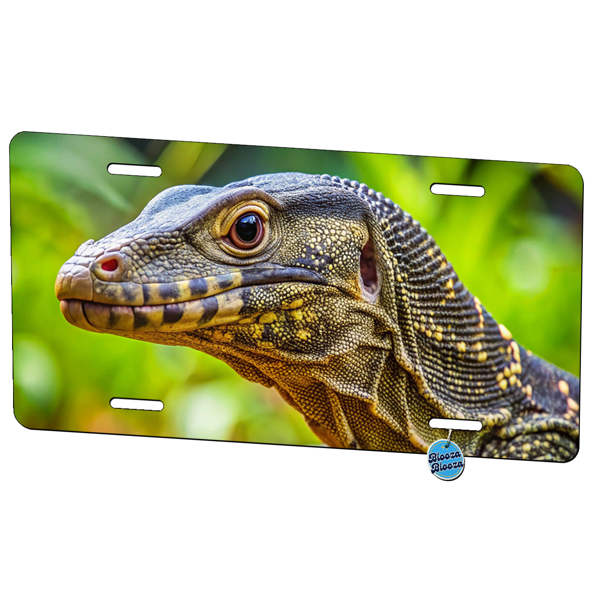 Monitor Lizard Reptile Metal Vanity Novelty Tag License Plate for Trucks Cars SUVs