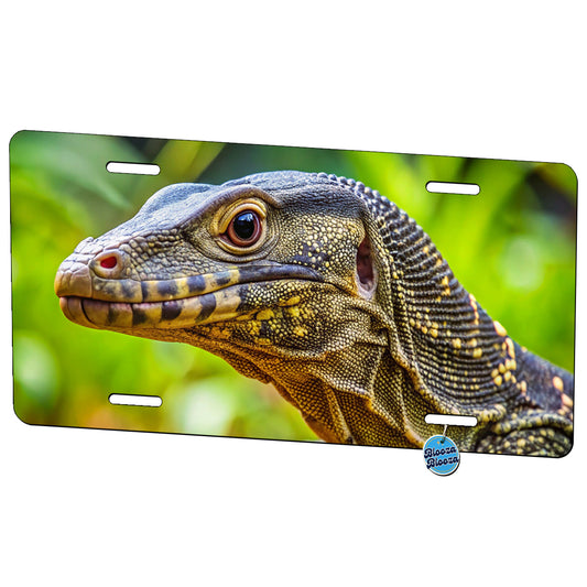 Monitor Lizard Reptile Metal Vanity Novelty Tag License Plate for Trucks Cars SUVs