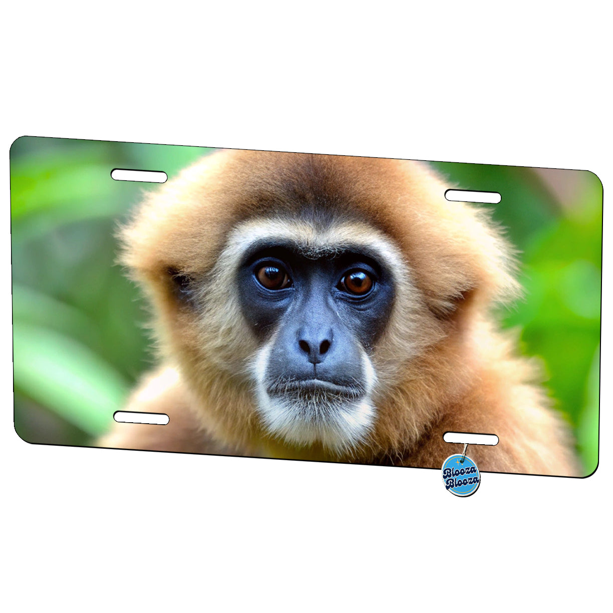 Muller's Gibbon Monkey Metal Vanity Novelty Tag License Plate for Trucks Cars SUVs