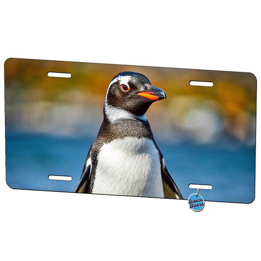 Penguin Metal Vanity Novelty Tag License Plate for Trucks Cars SUVs