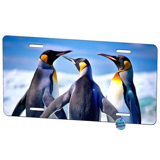 Penguins Metal Vanity Novelty Tag License Plate for Trucks Cars SUVs