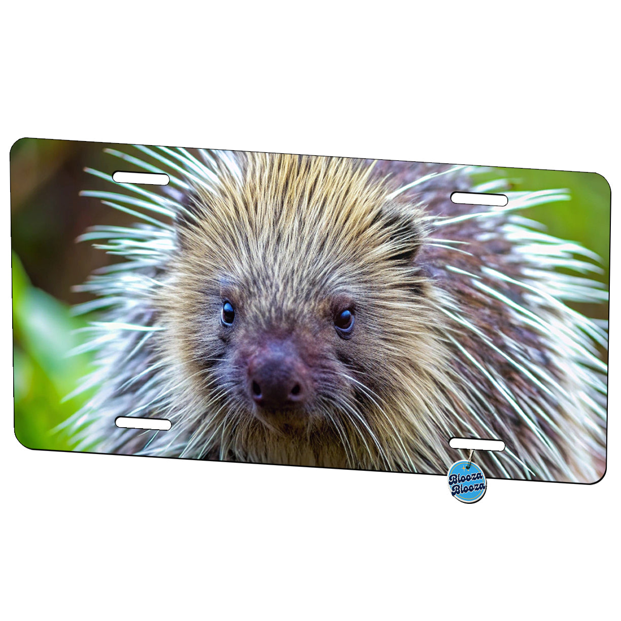 Porcupine Metal Vanity Novelty Tag License Plate for Trucks Cars SUVs