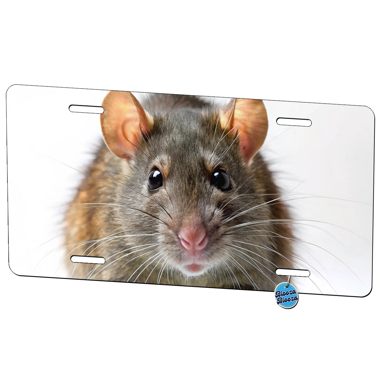 Rat Metal Vanity Novelty Tag License Plate for Trucks Cars SUVs