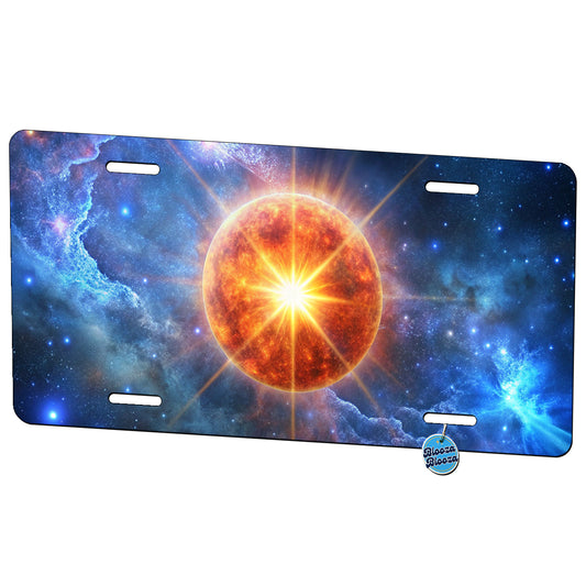 Star Going Nova Sci-fi Galaxy Space Metal Vanity Novelty Tag License Plate for Trucks Cars SUVs