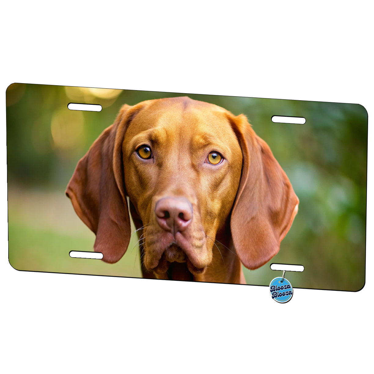 Vizsla Dog Photo Metal Vanity Novelty Tag License Plate for Trucks Cars SUVs