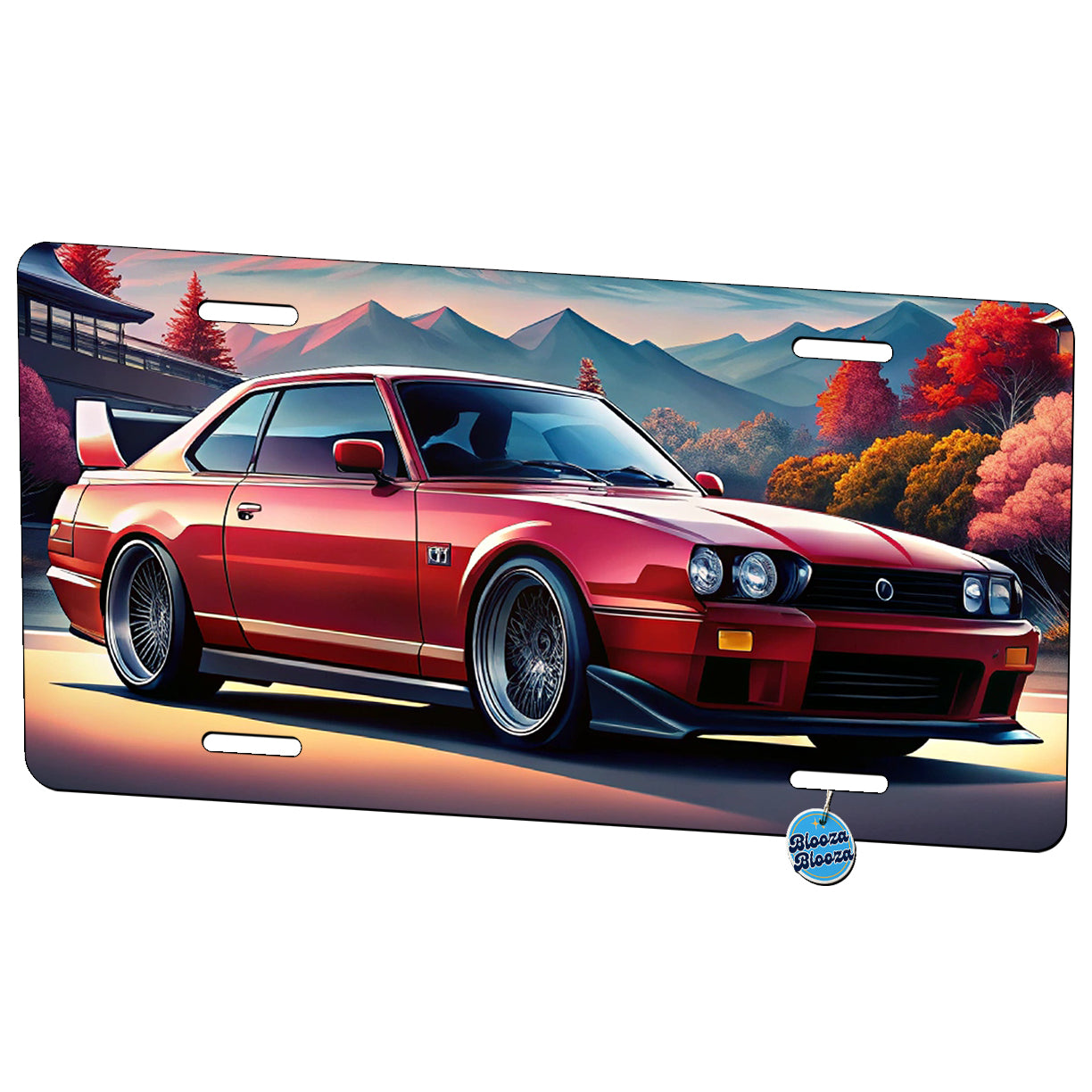 Japanese JDM Car Art Metal Vanity Novelty Tag License Plate for Trucks Cars SUVs