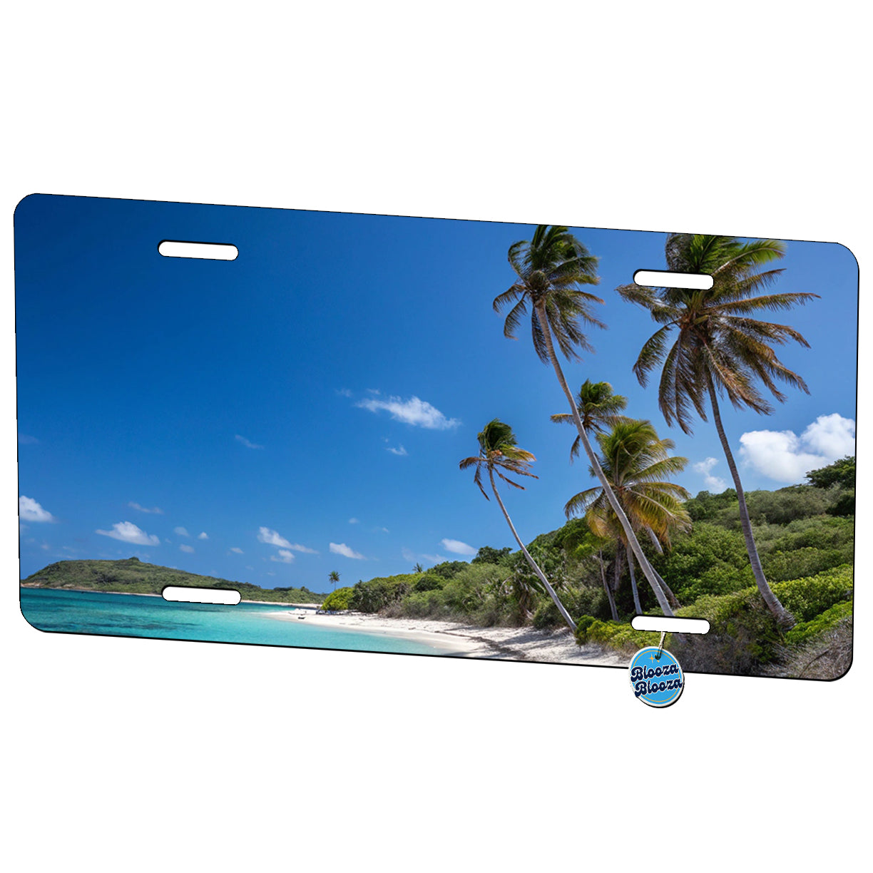 Aruba Tropical Beach Vacation Metal Vanity Novelty Tag License Plate for Trucks Cars SUVs